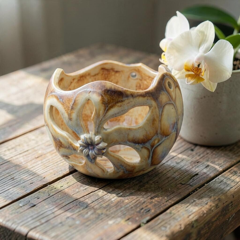 Porcelain orchid pot - Bloomstone