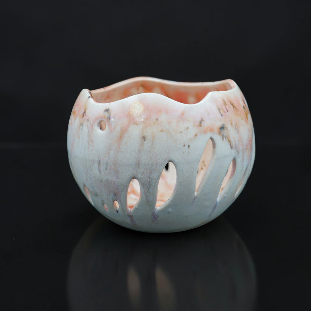 Pot à orchidée en porcelaine - Amaryllis