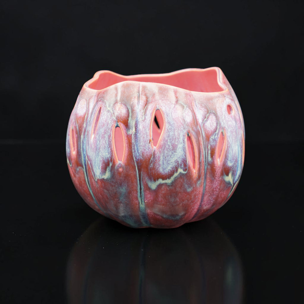 Porcelain orchid pot - Petal and Pearl