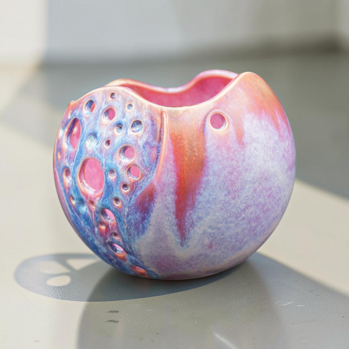Porcelain orchid pot - Enchanted Orb