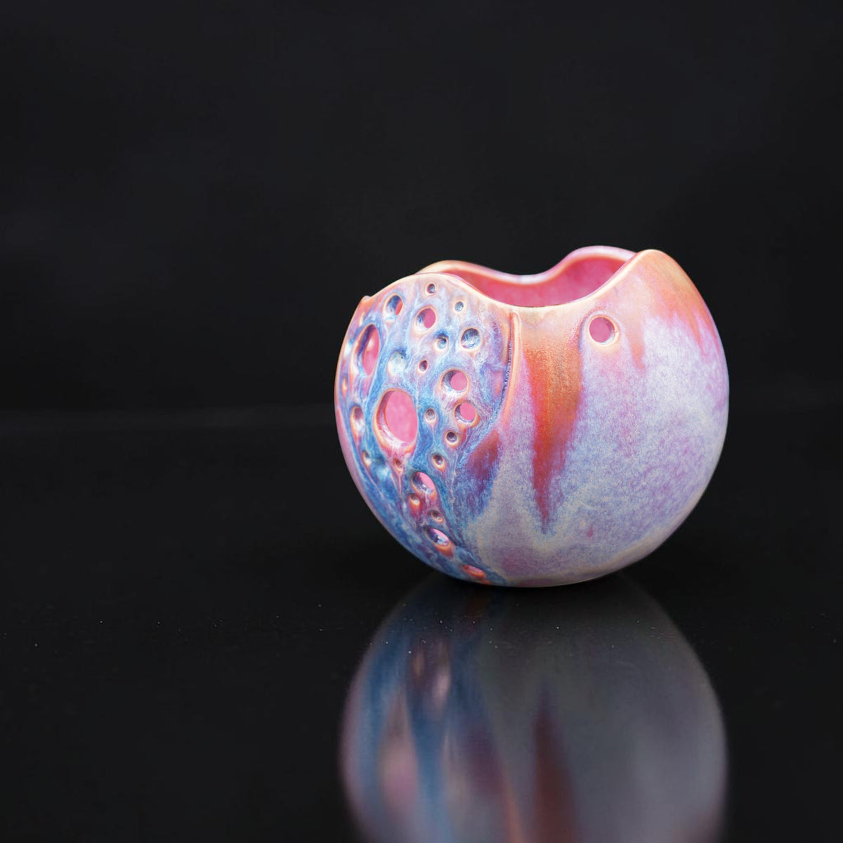 Porcelain orchid pot - Enchanted Orb