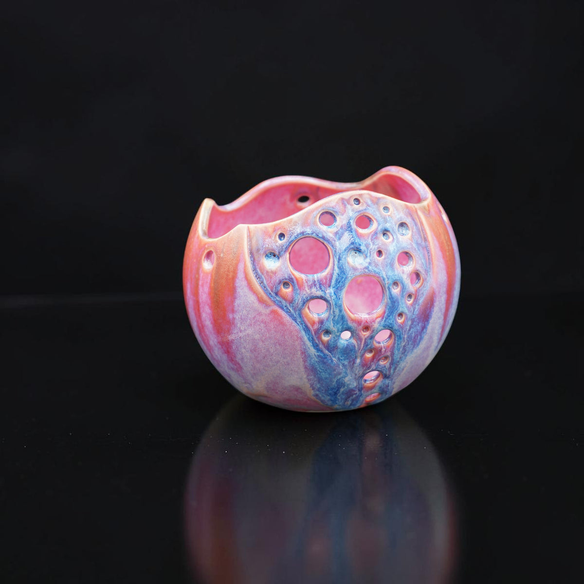 Porcelain orchid pot - Enchanted Orb