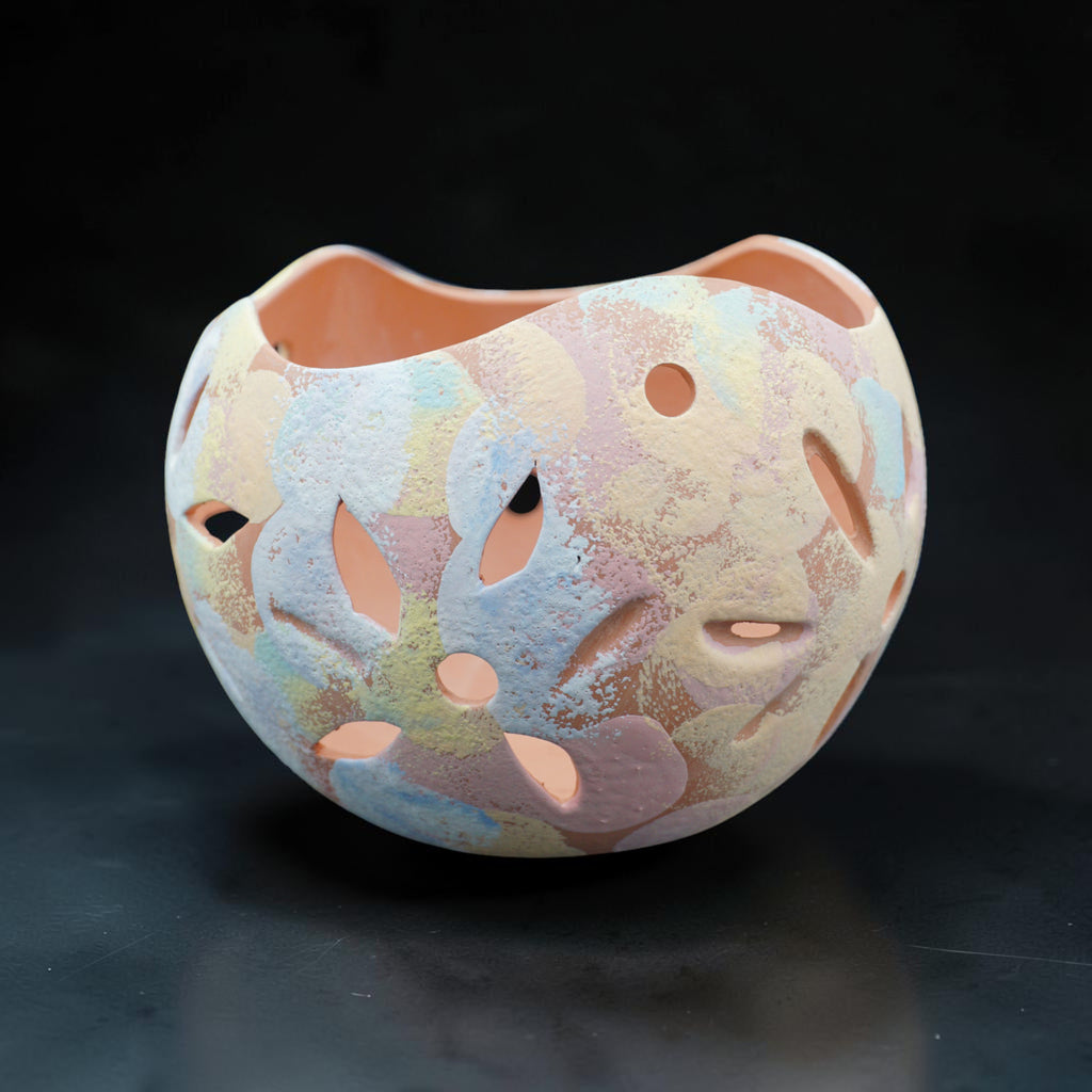 Orchid Terracotta Pot - Rainbow Sphere