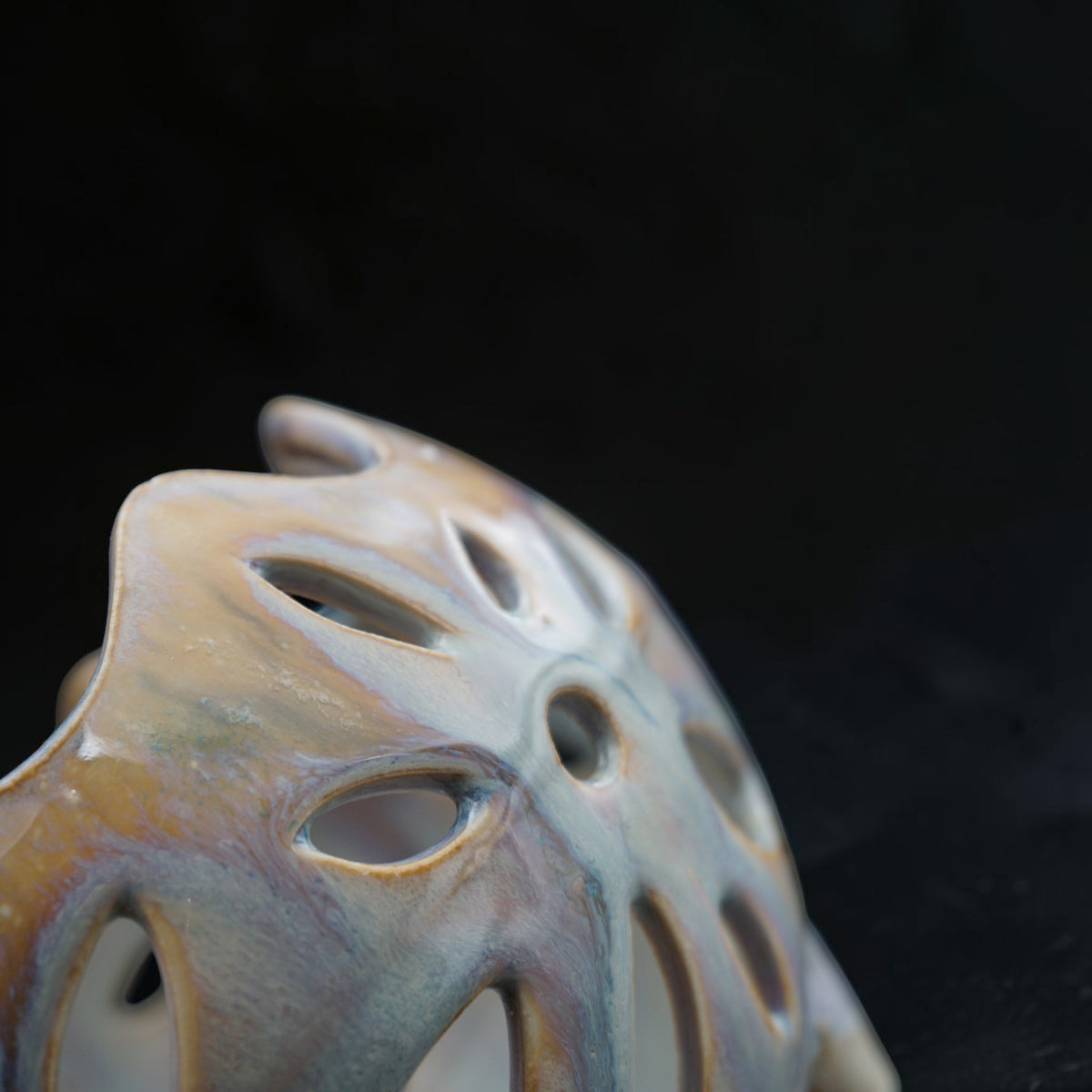 Pot à orchidée rétro en porcelaine - Cosmic Flora