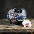 Retro porcelain orchid pot - Flower Power