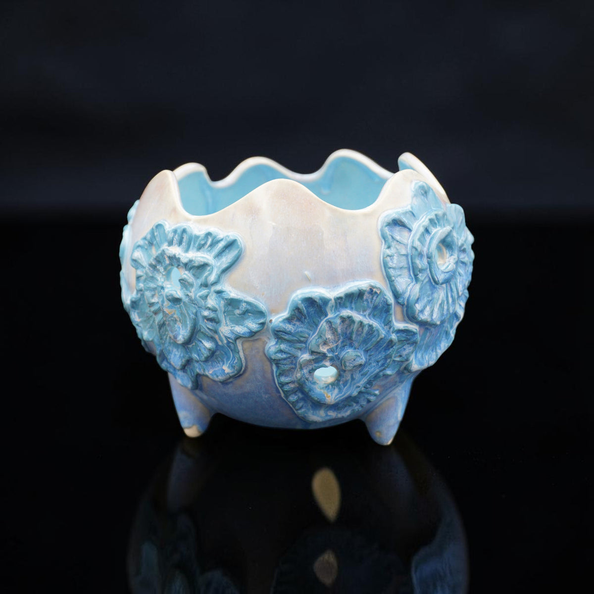 Pot à orchidée en porcelaine rétro - Flora Funk