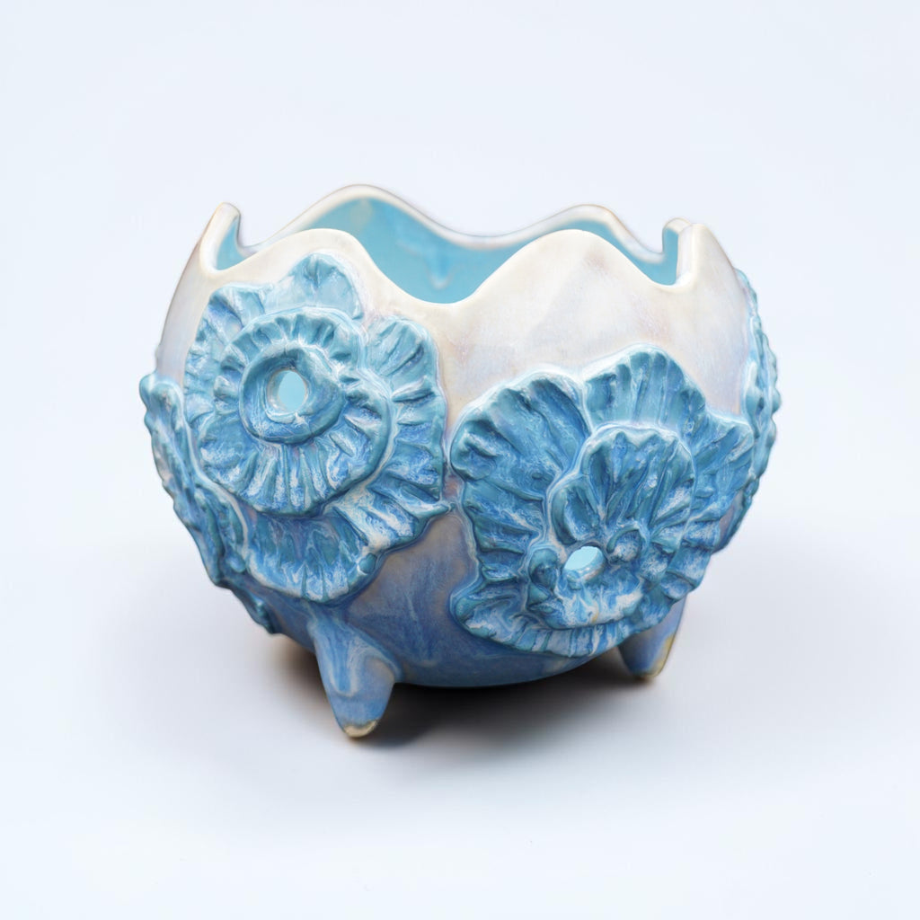 Retro porcelain orchid pot - Flora Funk