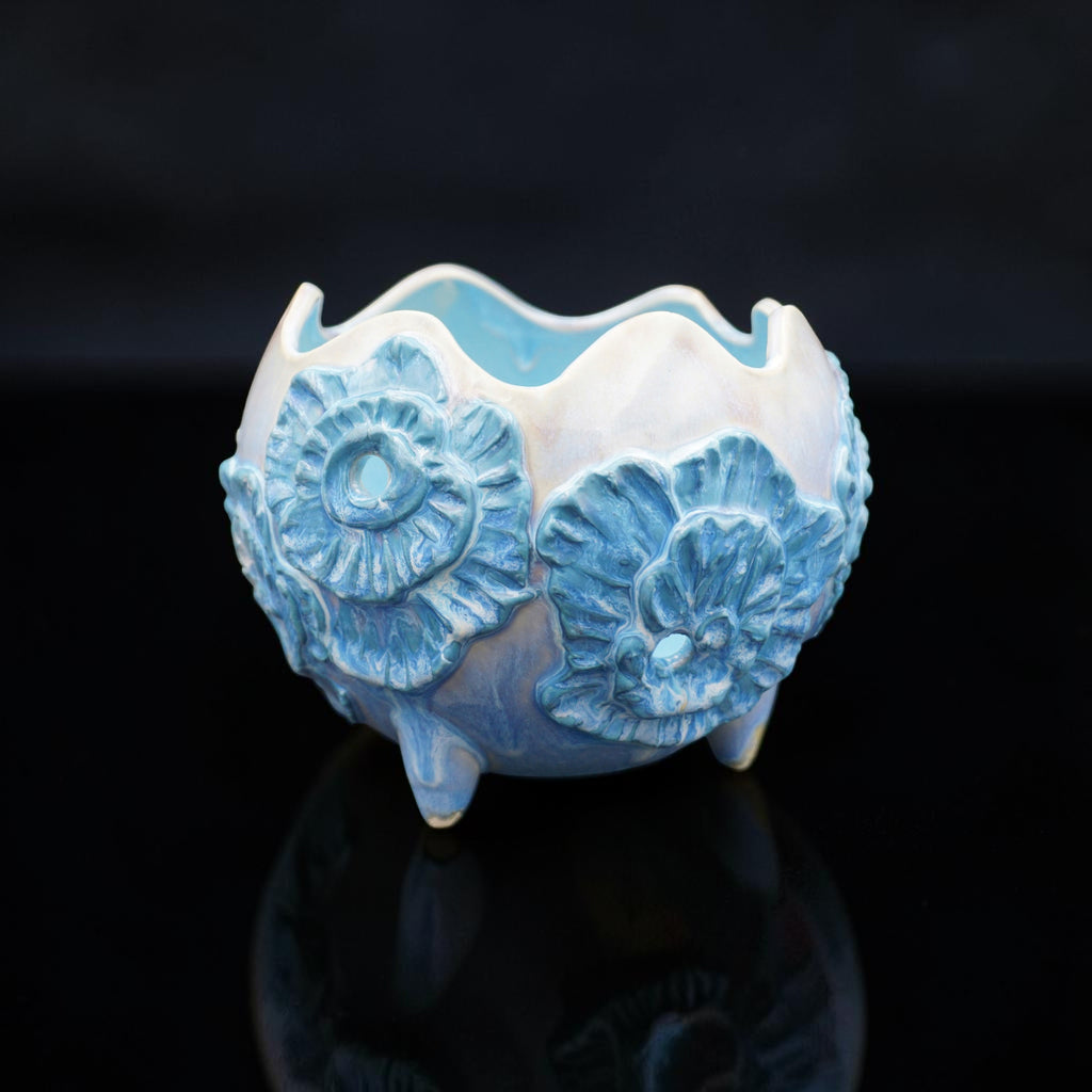 Retro porcelain orchid pot - Flora Funk