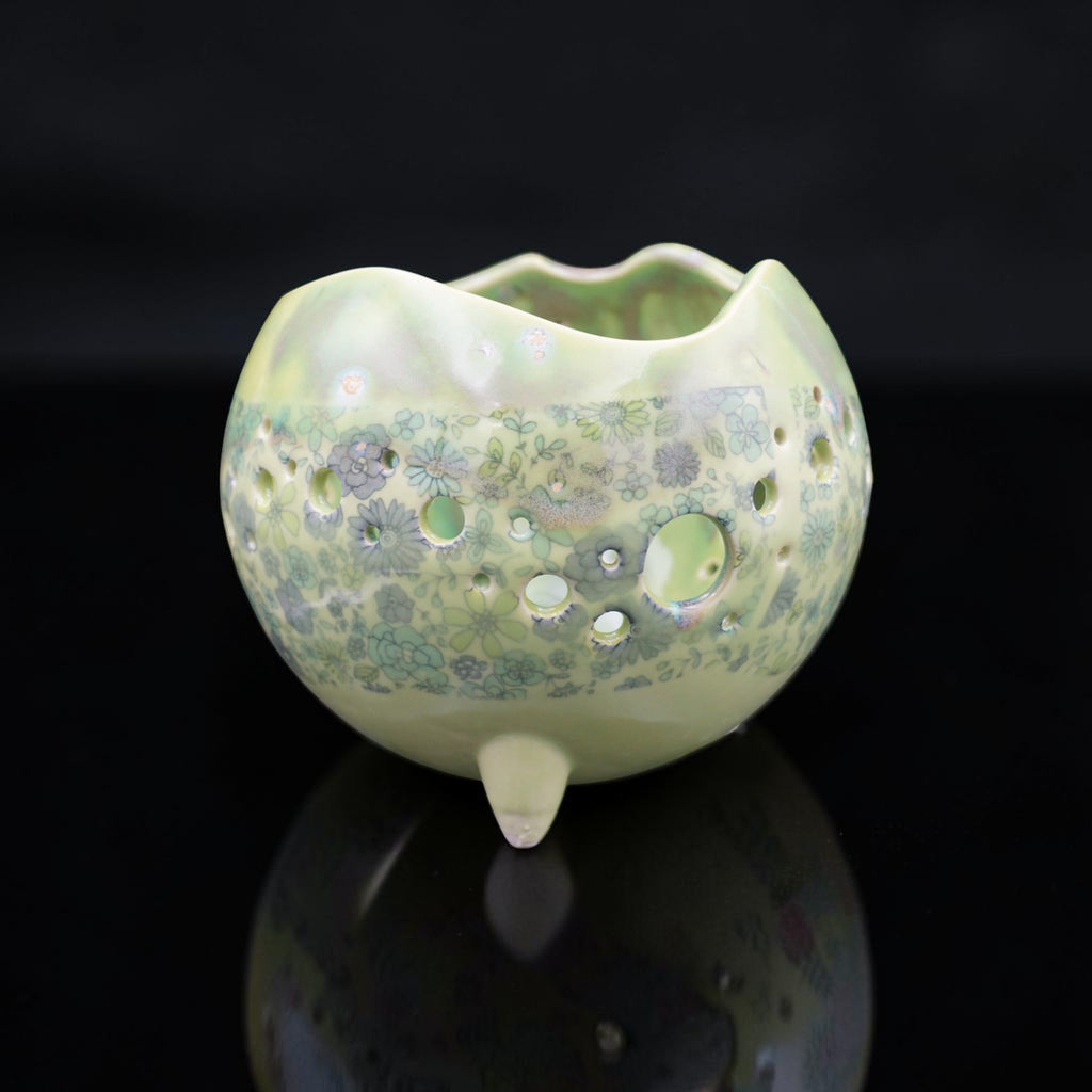 Pot à orchidée en porcelaine rétro - Groovy Garden