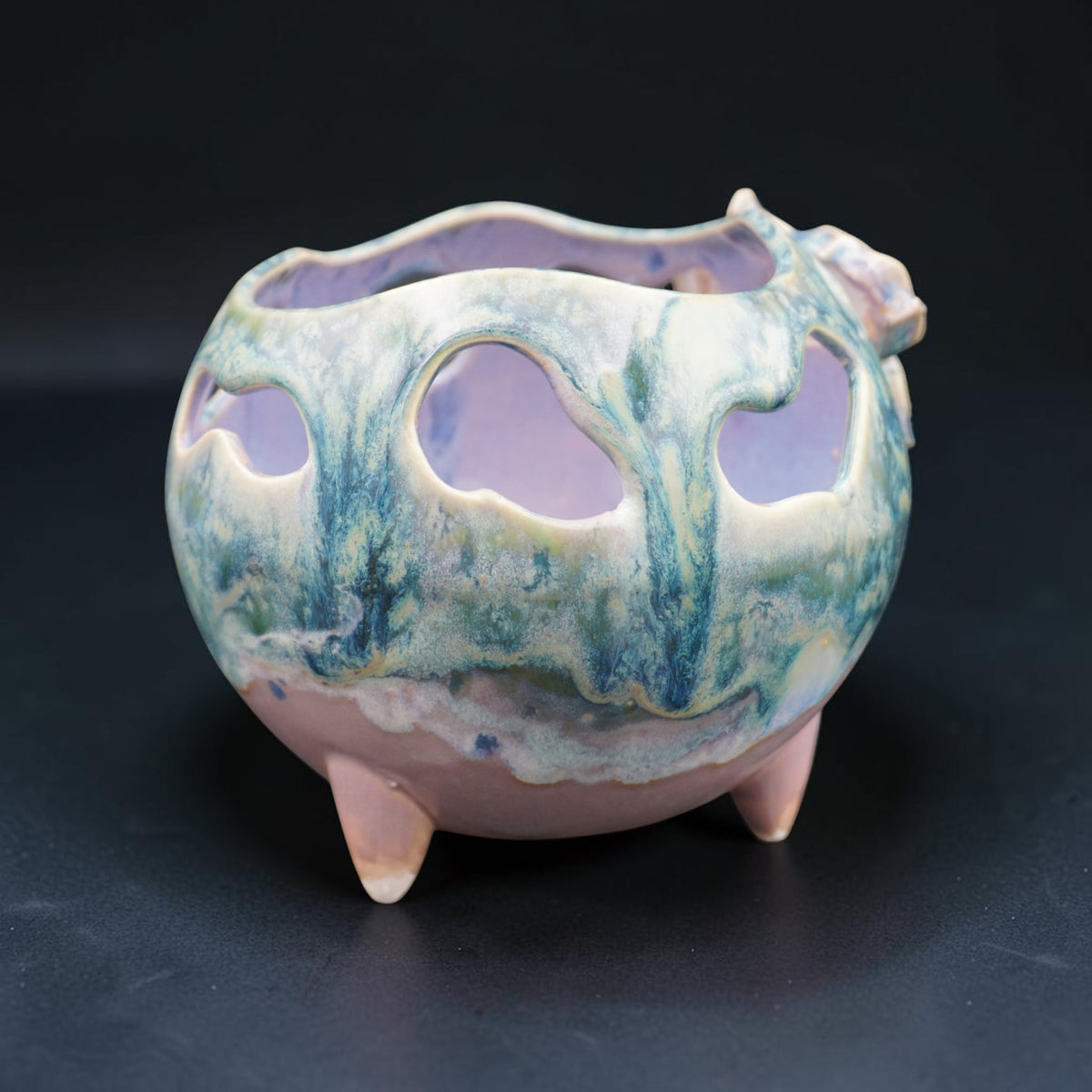 Retro porcelain orchid pot - Botanical Bounce