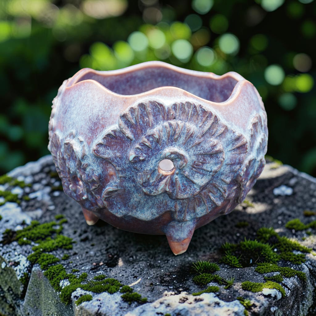 Pot à orchidée rétro en porcelaine - Fleur Fizz