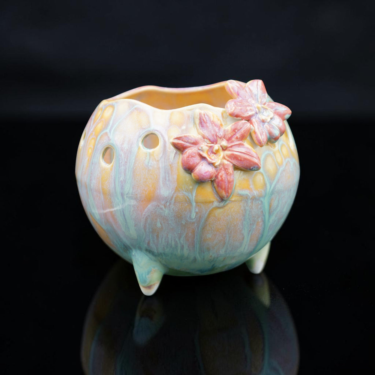 Pot à orchidée rétro en porcelaine - Mod Pod