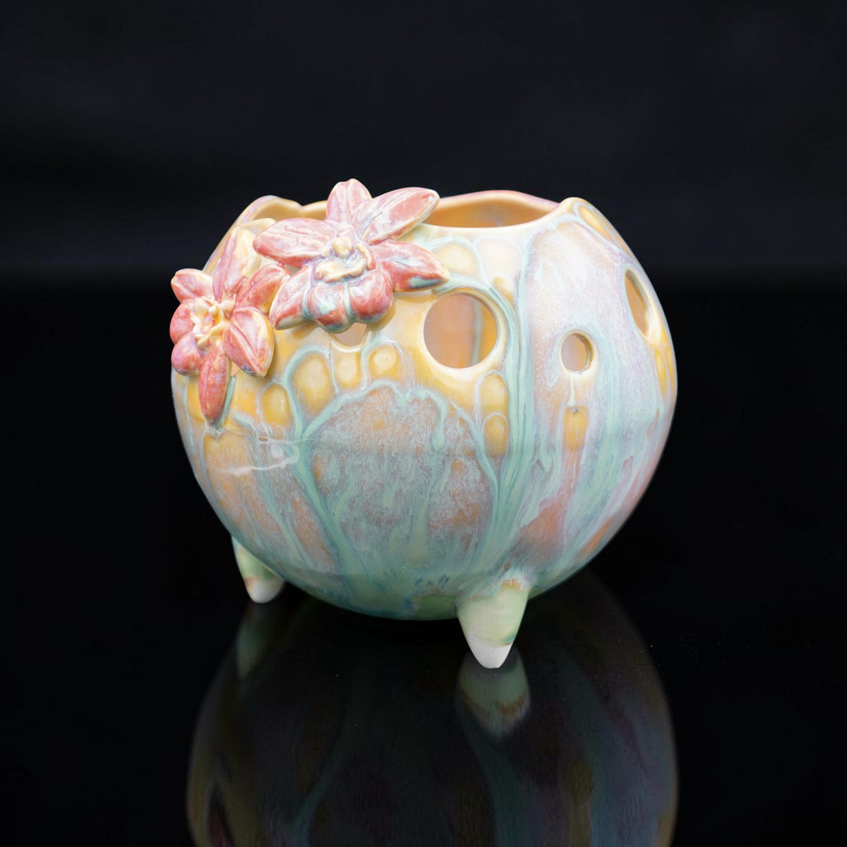 Pot à orchidée rétro en porcelaine - Mod Pod
