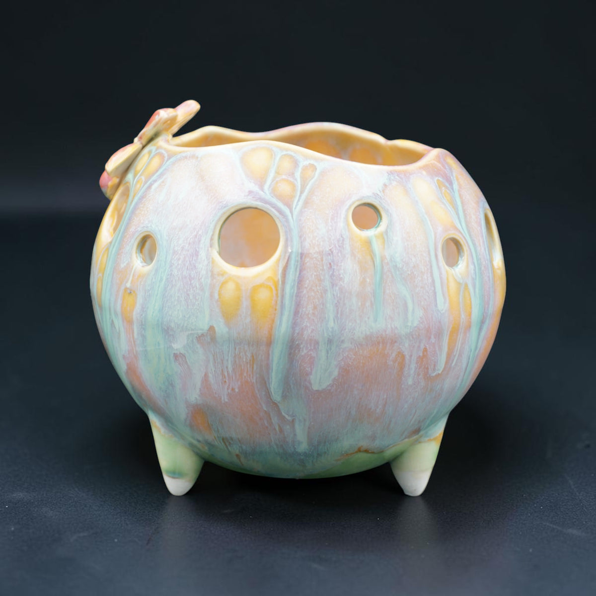 Pot à orchidée rétro en porcelaine - Mod Pod