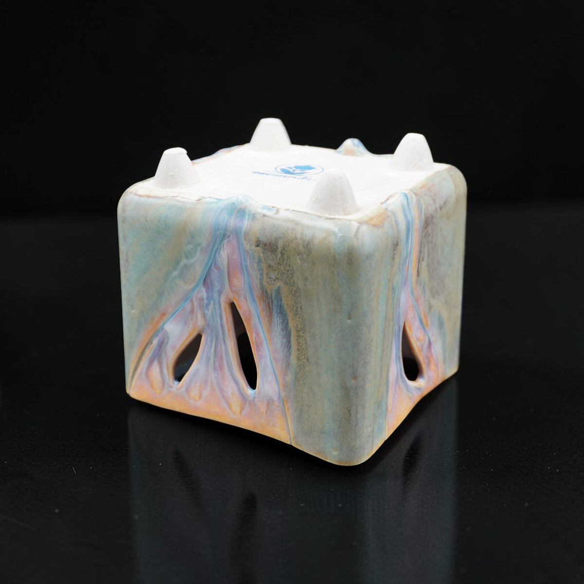 Pot à orchidée en porcelaine rétro - Funky Flora