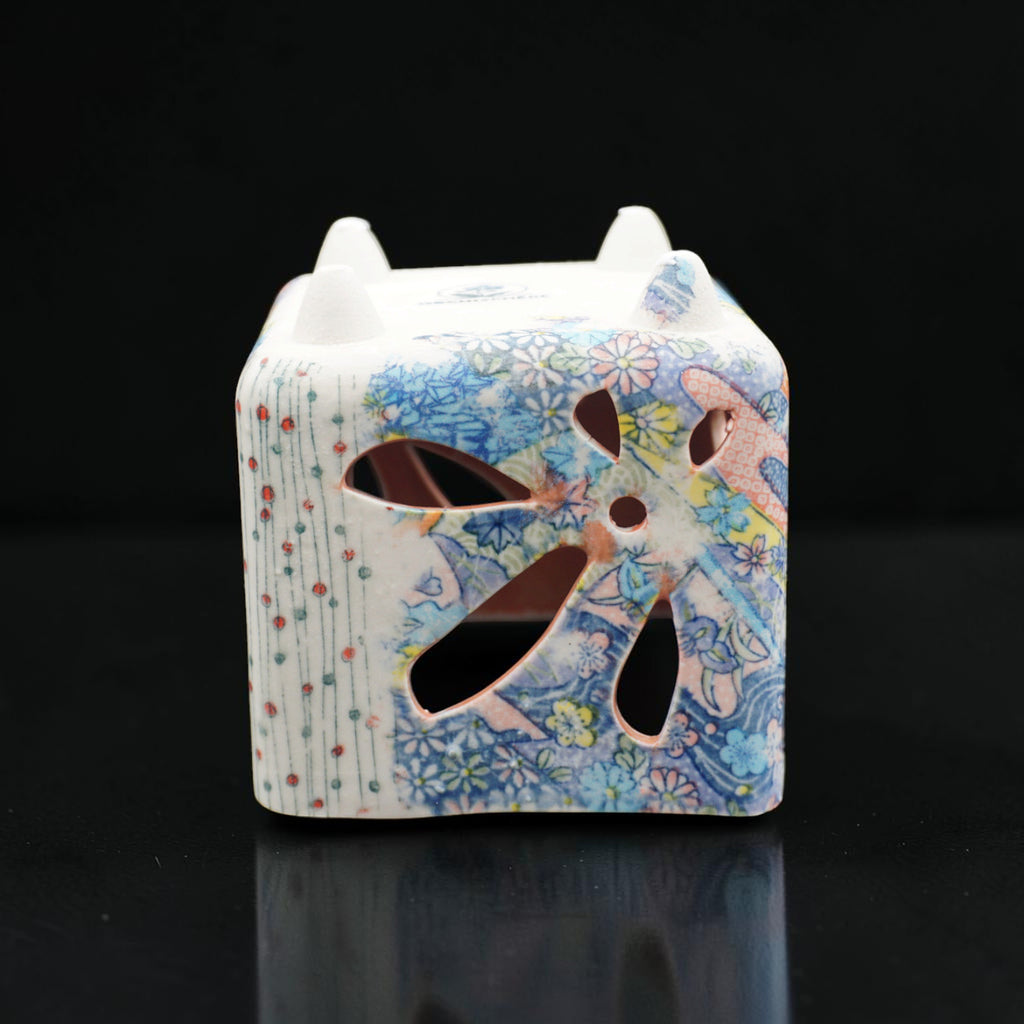 Pot à orchidée en porcelaine rétro - Funky Flora