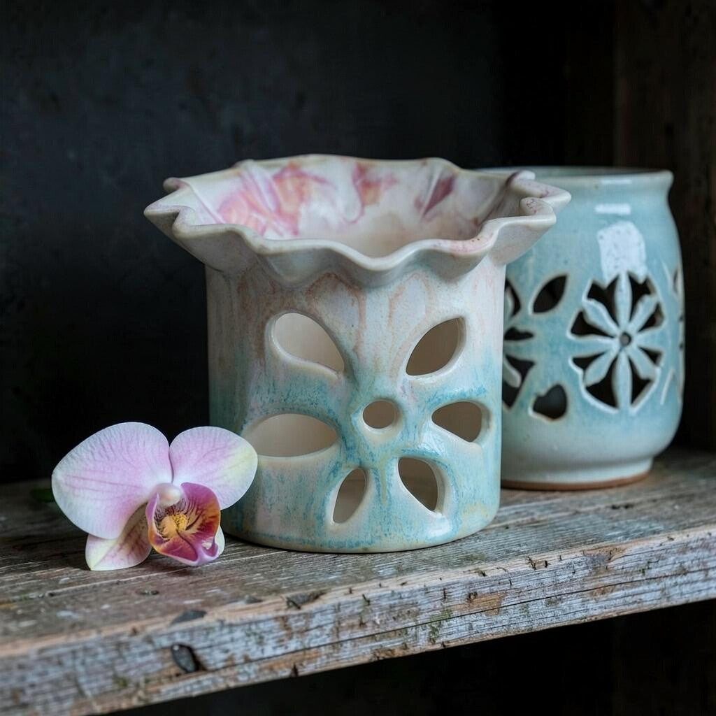 Mini orchid pot