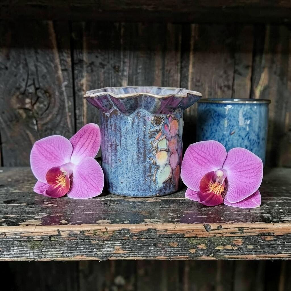 Mini orchid pot
