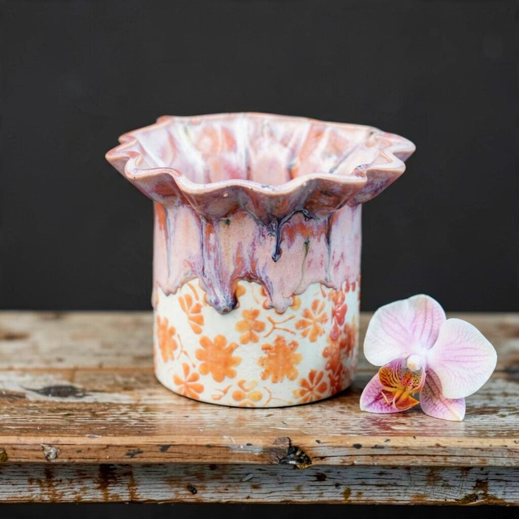 Mini orchid pot