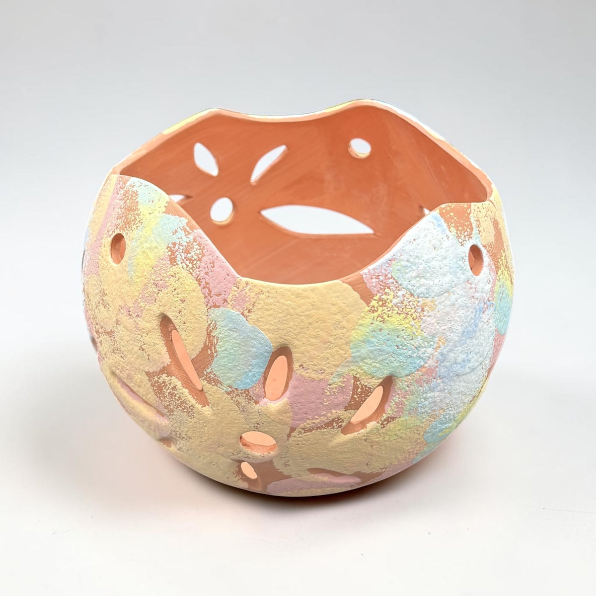 Orchid Terracotta Pot - Rainbow Sphere
