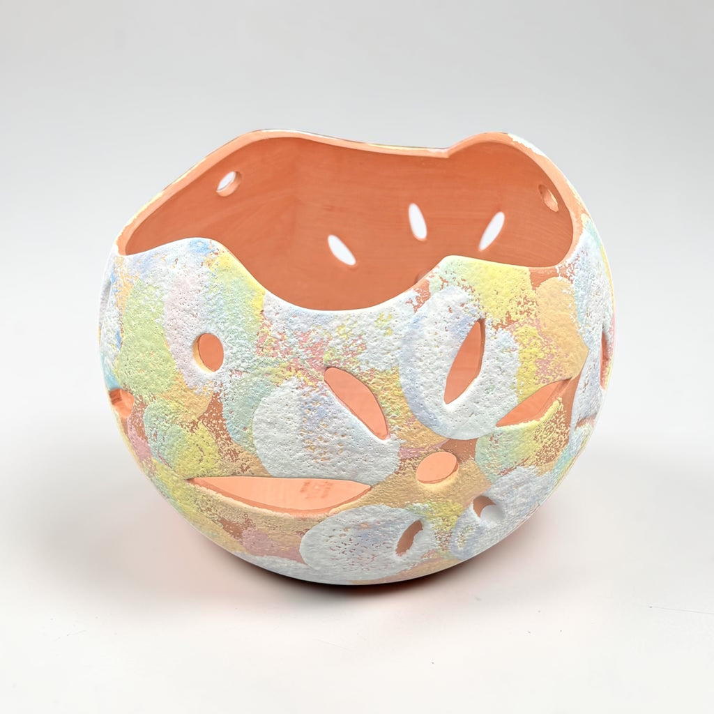 Orchid Terracotta Pot - Rainbow Sphere