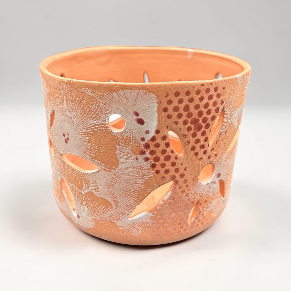Orchid Terracotta Pot - Dots Classic