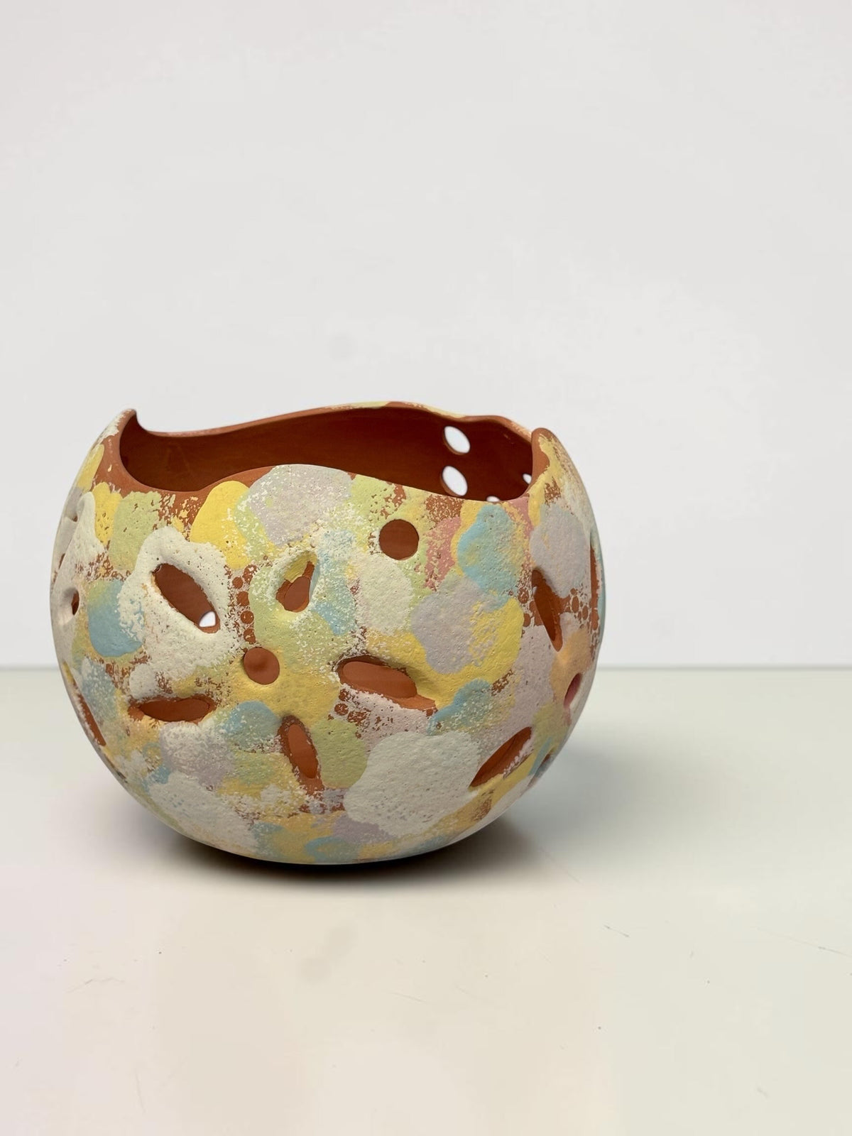 Orchid Terracotta Pot - Rainbow Sphere
