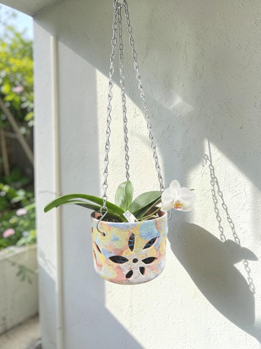 Pot en terre cuite pour orchidées - Rainbow Classic