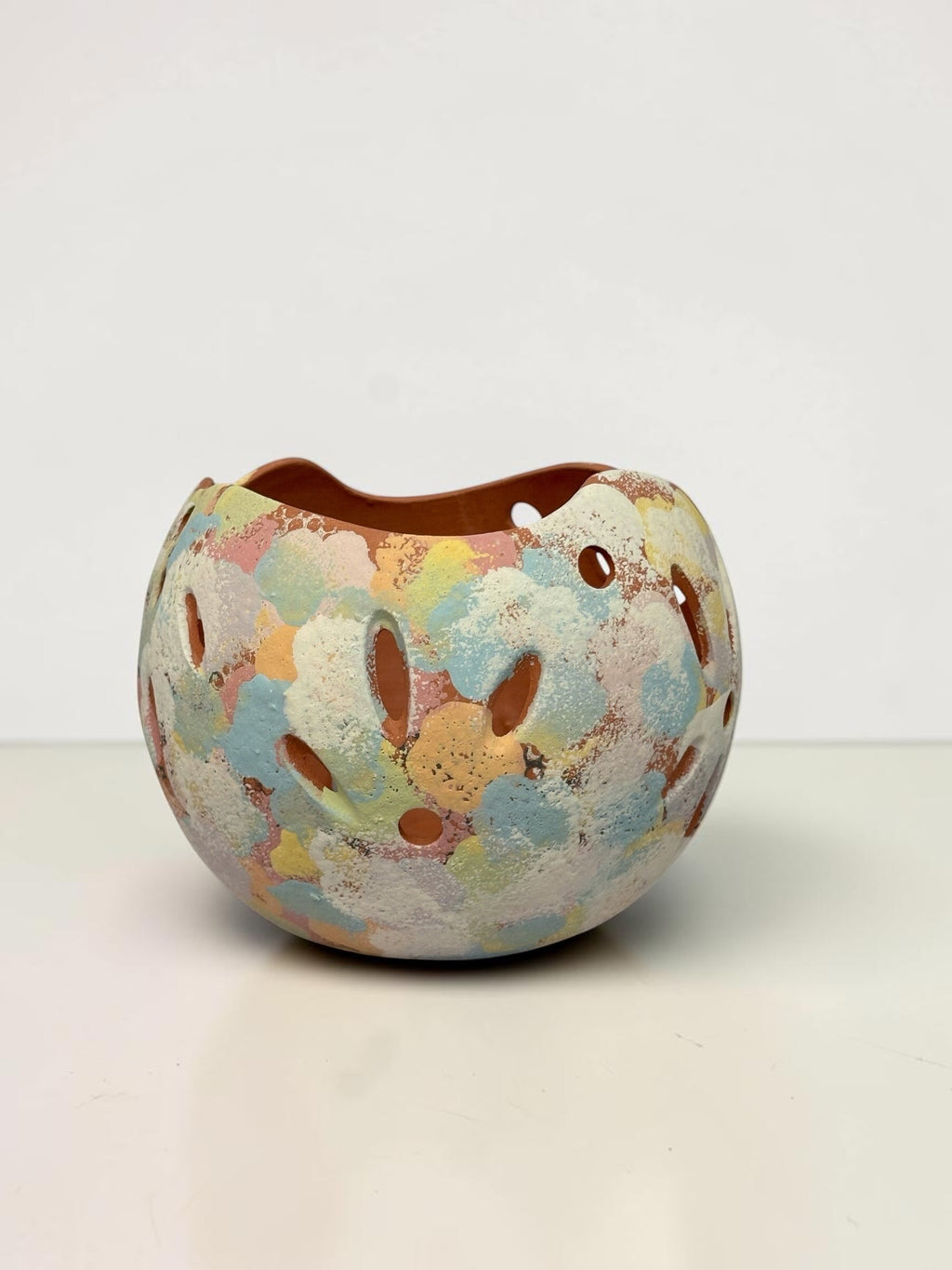 Orchid Terracotta Pot - Rainbow Sphere
